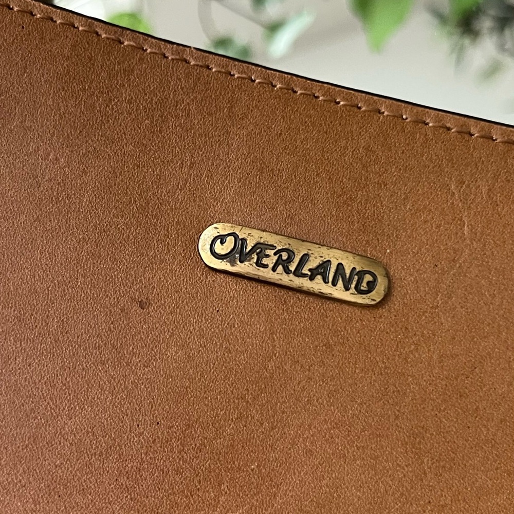 Overland Brown Leather Hand Bag - Picture 2 of 8